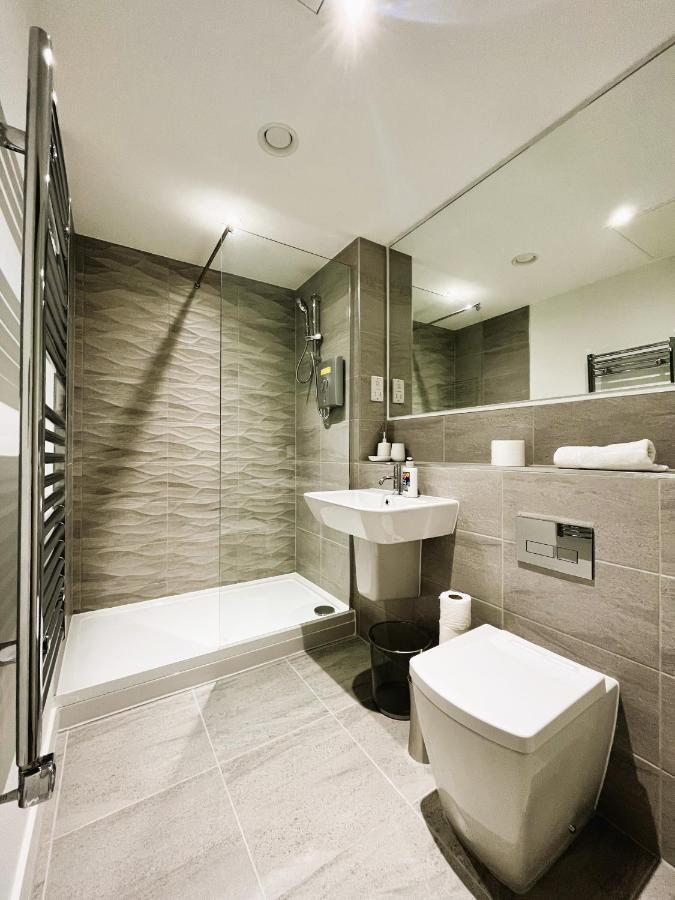 Brand New Modern 1 Bed Apartment Near Old Trafford Stadium Manchester Eksteriør billede